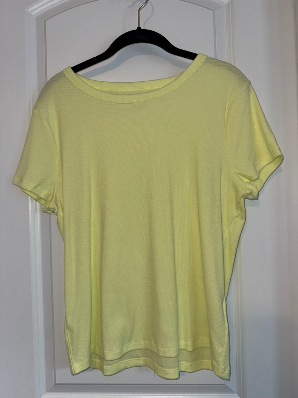 WOMENS NWOT GAP RIBBED COTTON TEE SHIRT SIZE MEDIUM